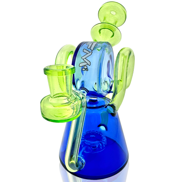 AFM 8″ Double Ram Recycler Dab Rig