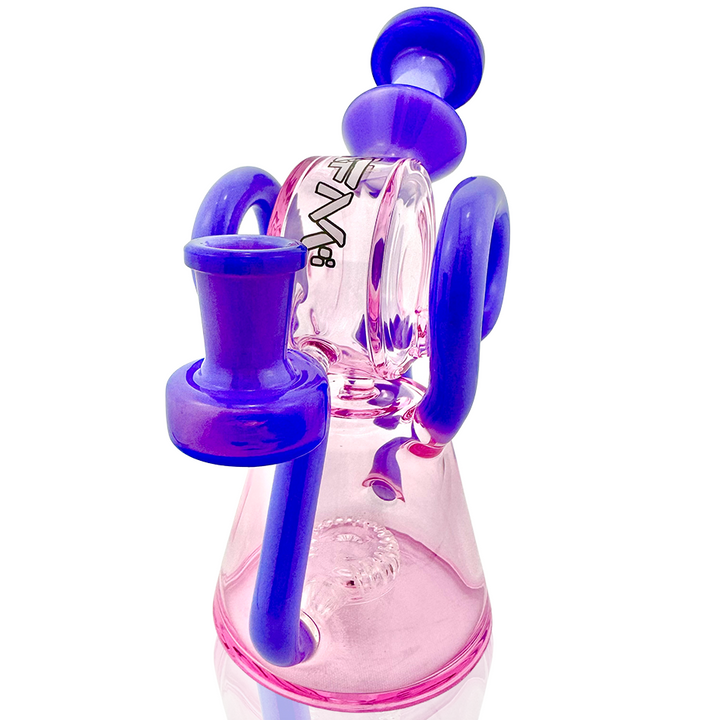 AFM 8″ Double Ram Recycler Dab Rig