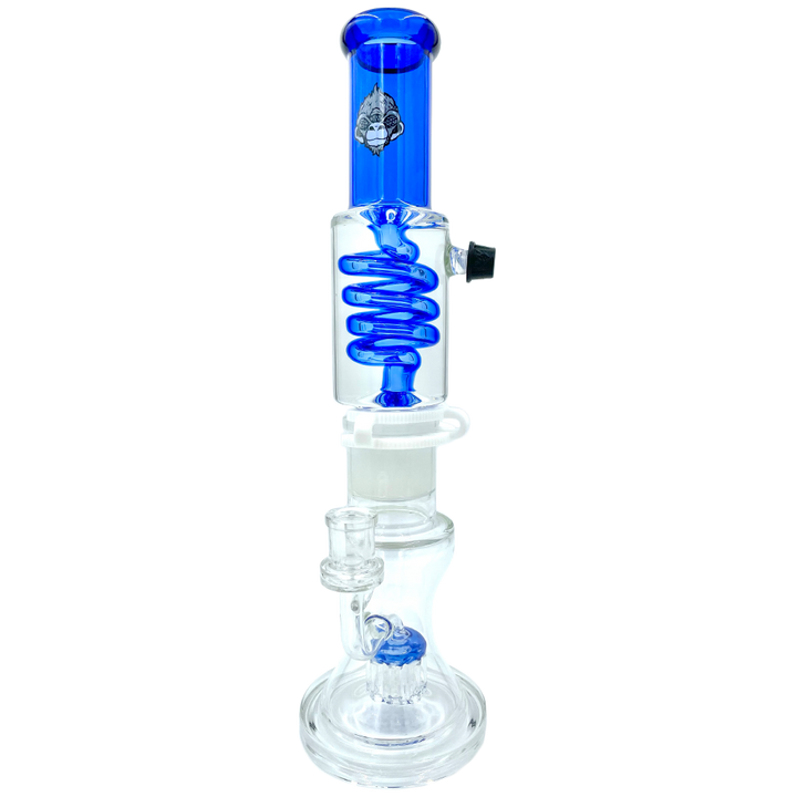 14" AFM Glass Tree Perc Glass Freezable Coil Beaker Bong | AFM Smoke