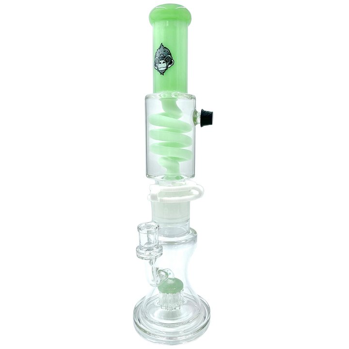 14" AFM Glass Tree Perc Glass Freezable Coil Beaker Bong | AFM Smoke