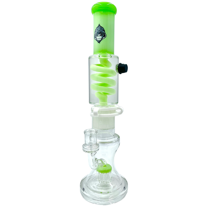 14" AFM Glass Tree Perc Glass Freezable Coil Beaker Bong | AFM Smoke