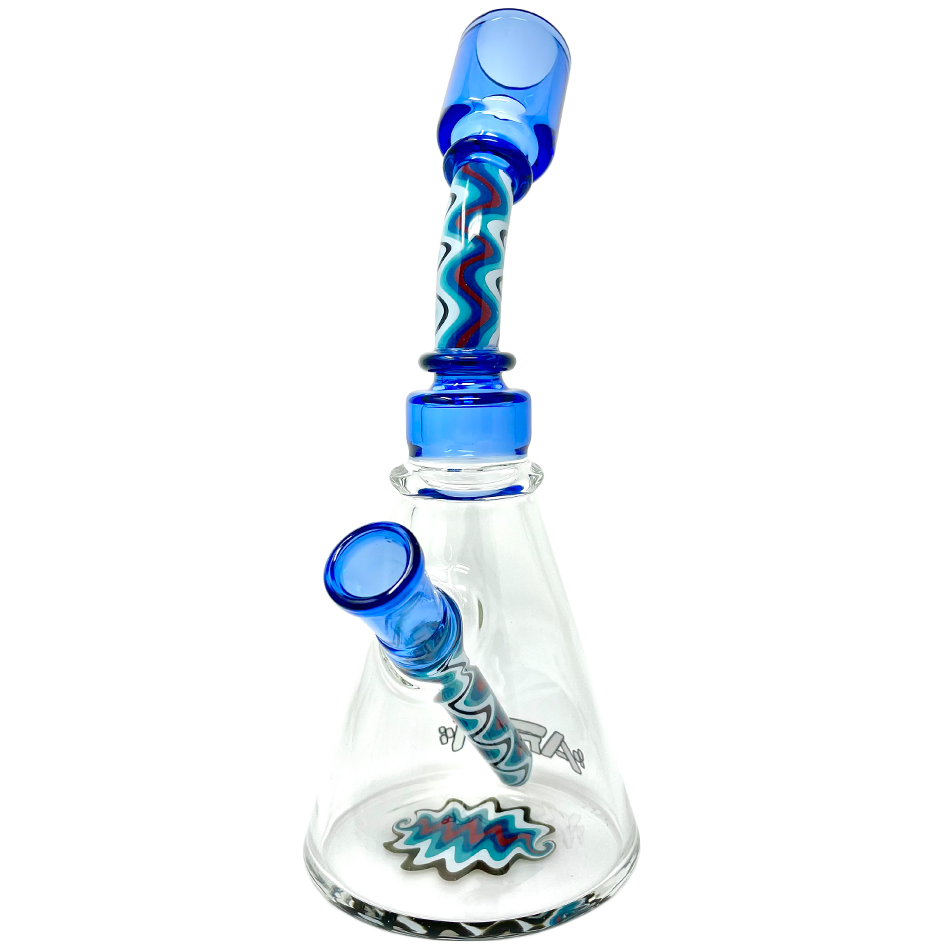 8.5" AFM Reversal Wig Wag Power Glass Beaker Bong