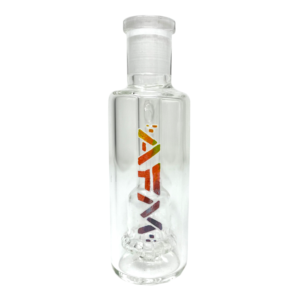 4" AFM Abstract UFO Perc Glass Ash Catcher | AFM Smoke