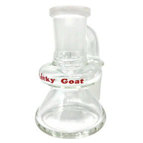 3" Lucky Goat Clear Glass Dry Ash-Catcher