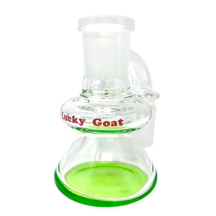 AFM Lucky Goat Color Glass 3-Inch Dry Ash Catcher — Colored Borosilicate Bong Accessory