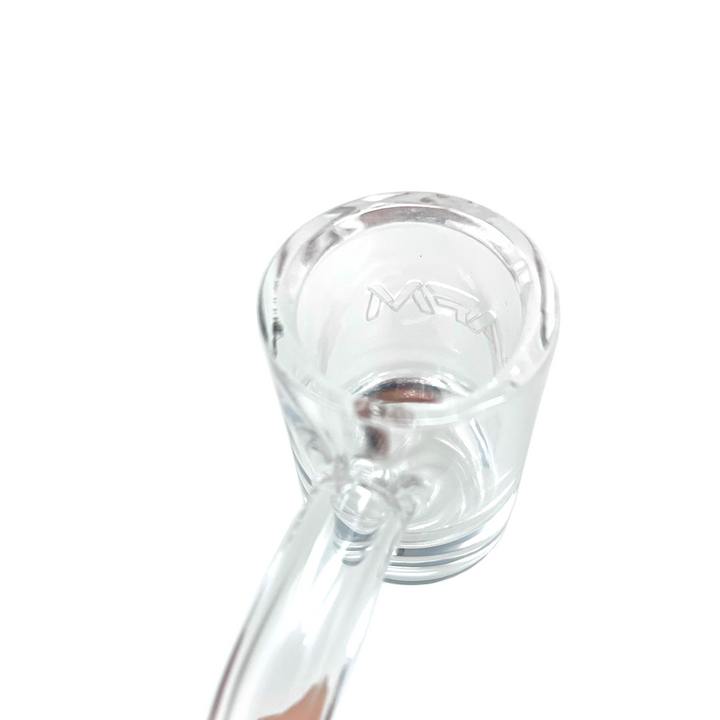 AFM Thick Bottom Round Quartz Dab Banger – 3 mm Walls, 5 mm Thick Base &amp; 25 mm Bucket Nail | AFM Smoke