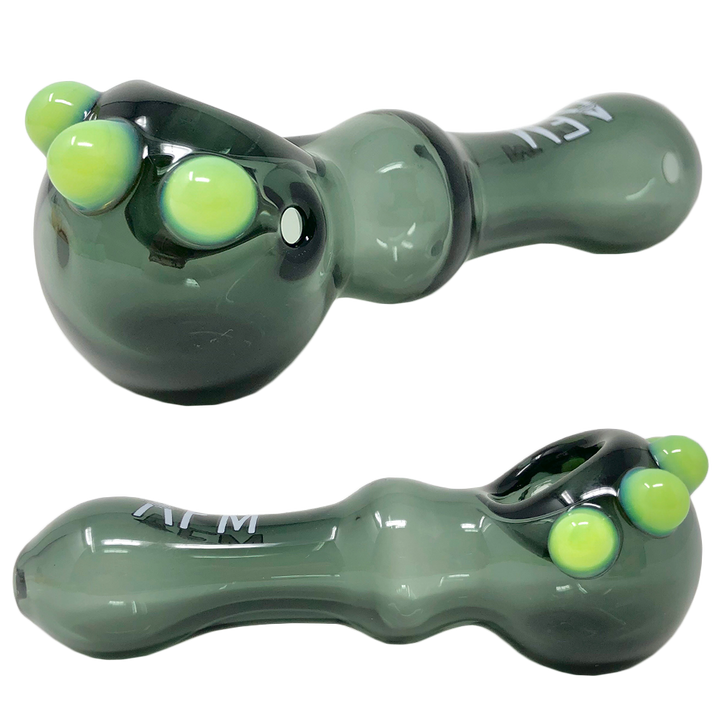 4" AFM Spikey Colored Borosilicate Glass Hand Pipe | AFM Smoke