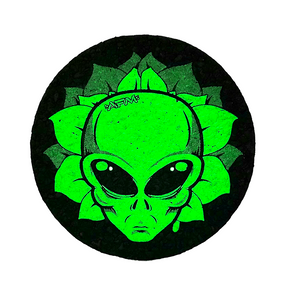 5" AFM Alien Head Circle Mood Mat