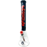 18" AFM Neon Lights Sleeve Glass Beaker Bong