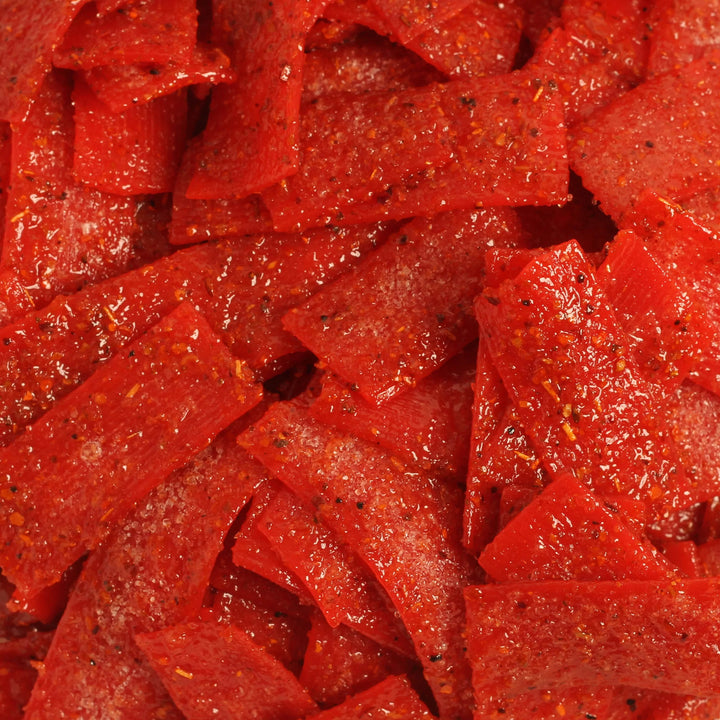 Chilli Bomba Strawberry Belts Chili Chamoy Candy 4oz Bag | AFM Smoke