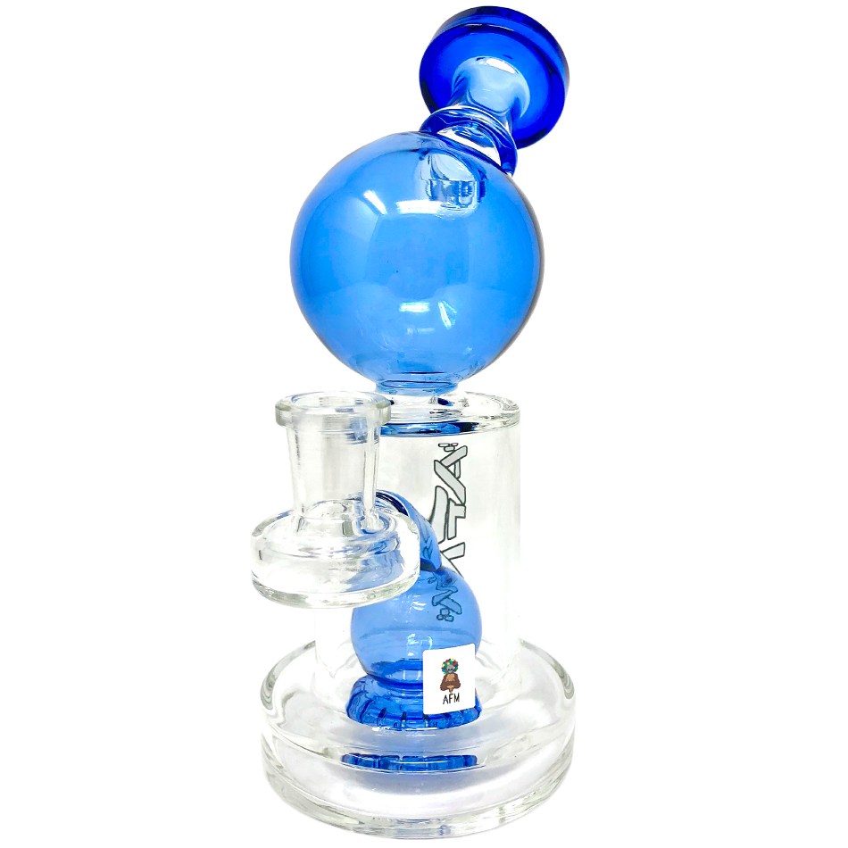 8" AFM Bubble Head Glass Dab Rig | AFM Smoke