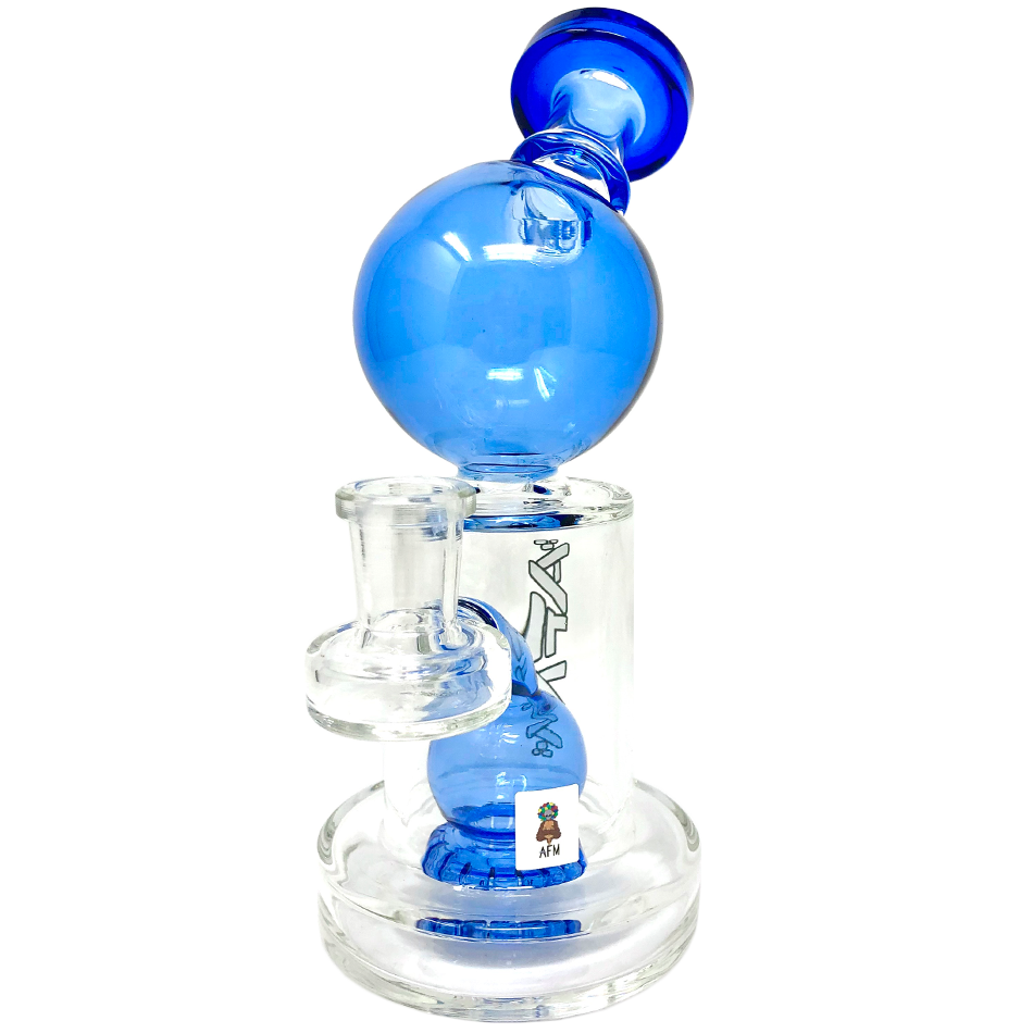 8" Bubble Head Glass Dab Rig