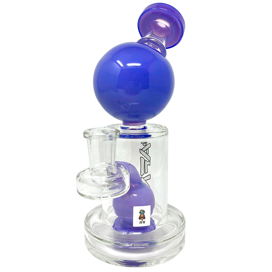 8" AFM Bubble Head Glass Dab Rig | AFM Smoke