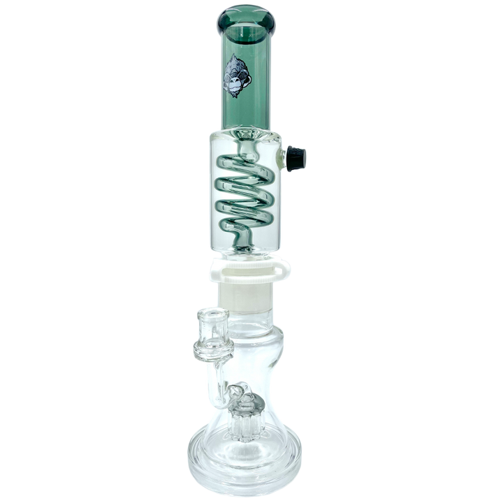 14" AFM Glass Tree Perc Glass Freezable Coil Beaker Bong | AFM Smoke