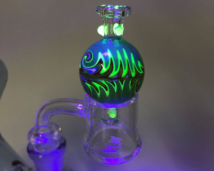 AFM UV Reactive Glass Carb Cap | AFM Smoke